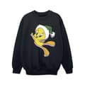 Miniatyrbild 1 av 3: Looney Tunes Sweatshirt med Tweety-julhatt för flickor