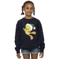 Miniatyrbild 2 av 3: Looney Tunes Sweatshirt med Tweety-julhatt för flickor