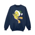 Miniatyrbild 1 av 3: Looney Tunes Sweatshirt med Tweety-julhatt för flickor