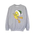 Miniatyrbild 1 av 3: Looney Tunes Sweatshirt med Tweety-julhatt för flickor