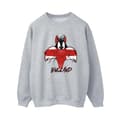 Miniatyrbild 1 av 3: Looney Tunes Dam/Tjej Sylvester England Face Sweatshirt