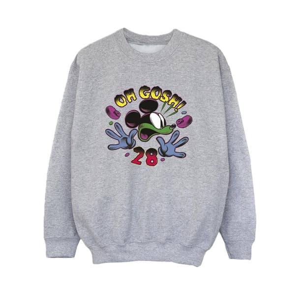 Disney Pojkar Musse Pigg Oh Gosh Pop Art Sweatshirt Sports Grey 9-11 Years