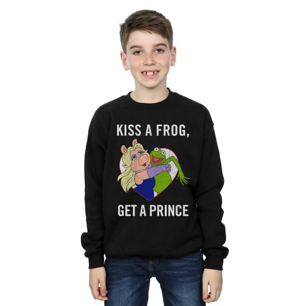 Disney Pojkar Mupparna Kysser En Groda Sweatshirt