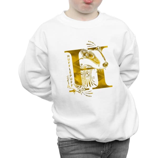 Harry Potter Boys Hufflepuff Badger Sweatshirt