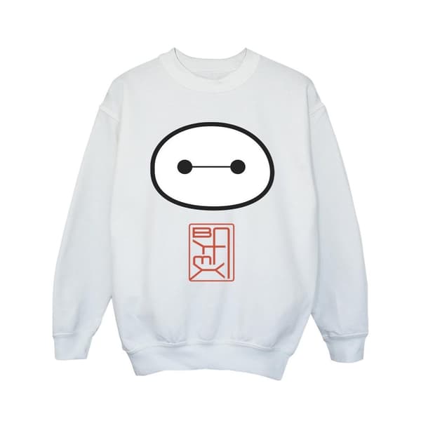 Disney Girls Big Hero 6 Baymax Icon Sweatshirt