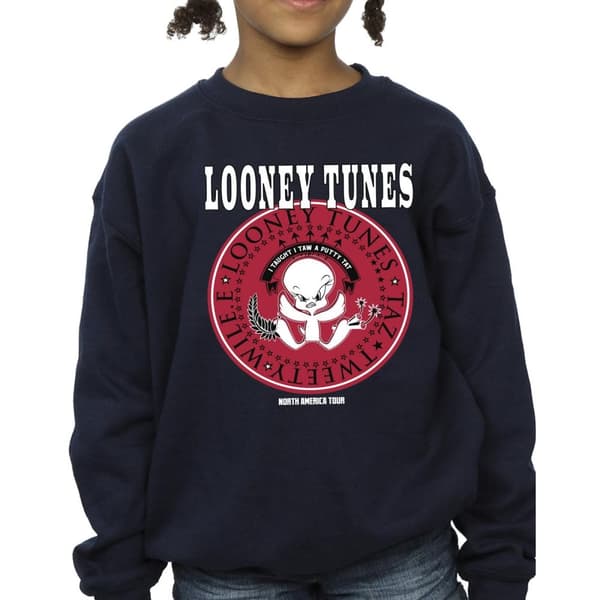Looney Tunes Tweety Rock Disk-tröja för flickor