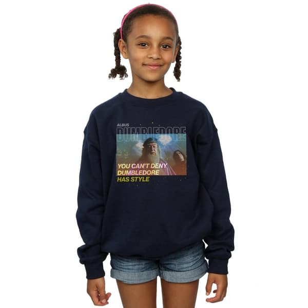 Harry Potter Sweatshirt med Dumbledore-stil för flickor