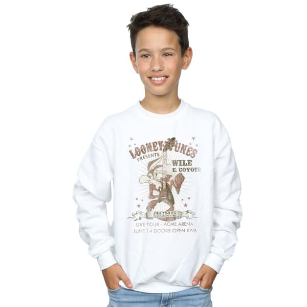 Looney Tunes Wile E Coyote Guitar-tröja för pojkar