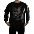 Miniatyrbillede 3 af 5: Harry Potter Mens Dragon Line Art Sweatshirt