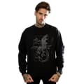 Miniatyrbillede 2 af 5: Harry Potter Mens Dragon Line Art Sweatshirt