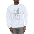 Miniatyrbillede 3 af 5: Harry Potter Mens Dragon Line Art Sweatshirt