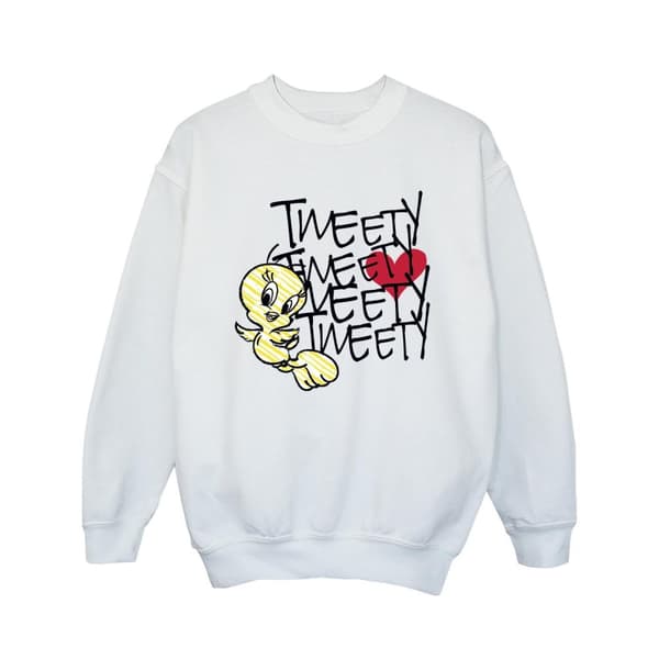 Looney Tunes Tweety Love Heart-tröja för flickor
