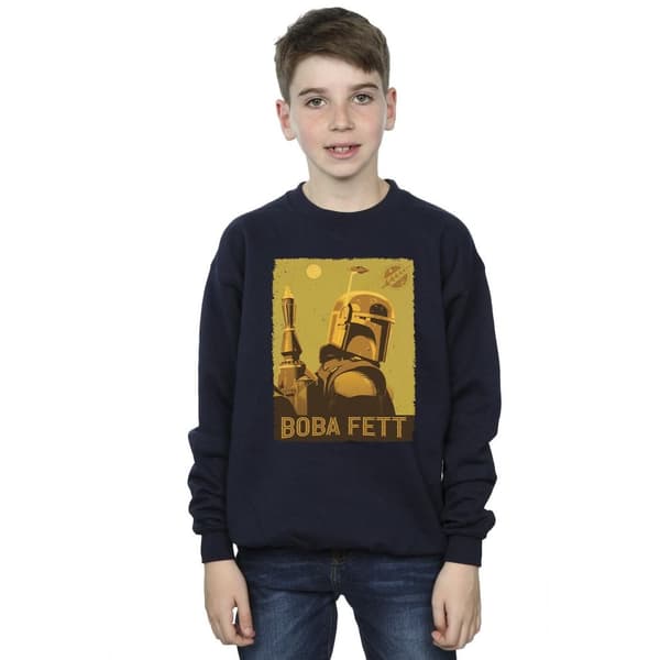 Star Wars Pojkar - The Book Of Boba Fett Planetary Stare Sweatshirt