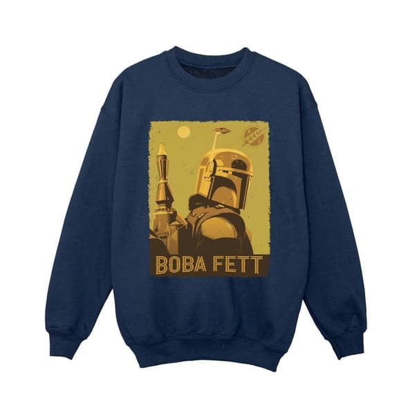 Star Wars Pojkar - The Book Of Boba Fett Planetary Stare Sweatshirt