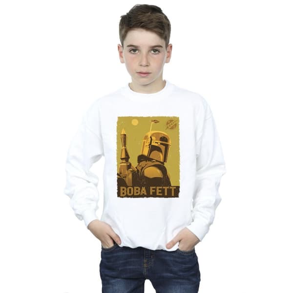 Star Wars Boys The Book Of Boba Fett Planetary Stare Sweatshirt