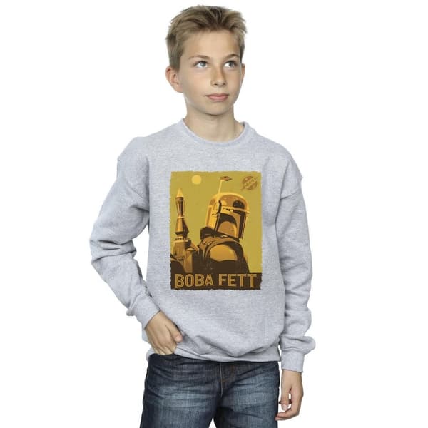 Star Wars Boys The Book Of Boba Fett Planetary Stare Sweatshirt