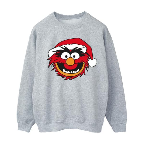 Disney Mens The Muppets Animal Christmas Sweatshirt