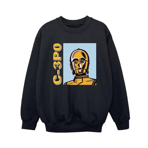 Star Wars Boys C3PO Line Art Sweatshirt