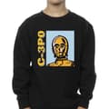 Miniatyrbillede 3 af 4: Star Wars Boys C3PO Line Art Sweatshirt