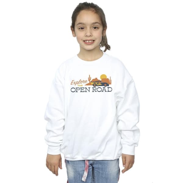 Disney Girls Cars Explore The Open Road Sweatshirt