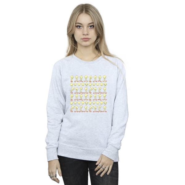 Looney Tunes Womens/Ladies Tweety Repeat Sweatshirt