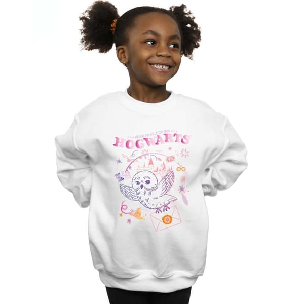 Harry Potter Girls Owl Letter Sweatshirt