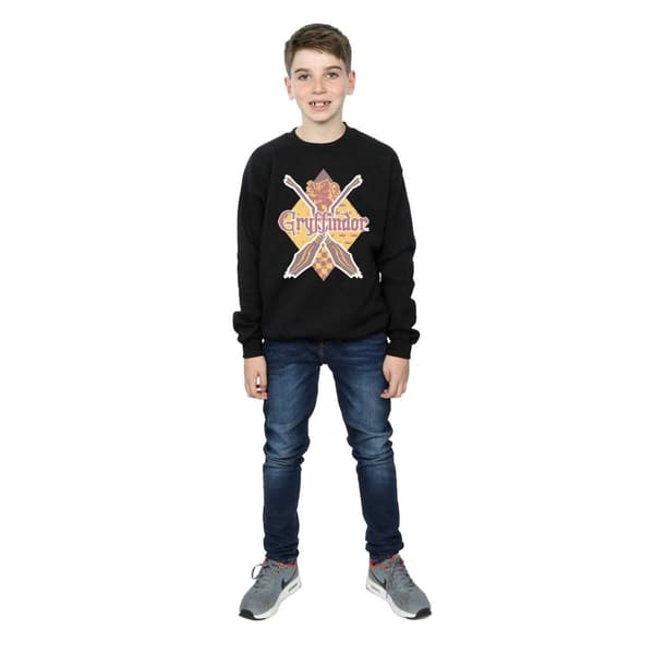 Harry Potter Boys Gryffindor Lozenge Sweatshirt