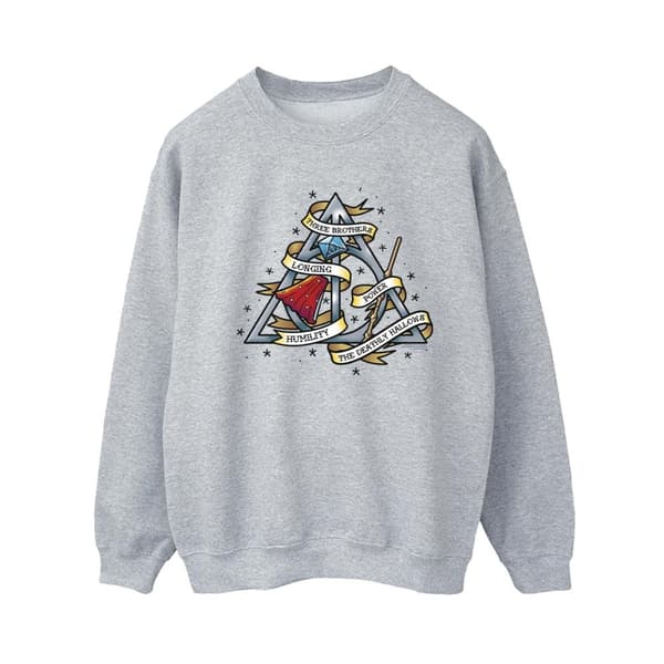 Harry Potter Womens/Ladies The Deathly Hallows Sweatshirt