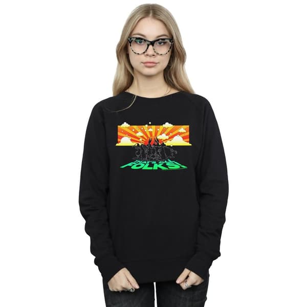 Looney Tunes Gruppen Sunset Sweatshirt för damer/kvinnor