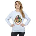 Miniatyrbild 2 av 3: Harry Potter Dam/Tjej Hogwarts Crest Gold Ink Sweatshirt