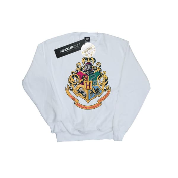 Harry Potter Dam/Tjej Hogwarts Crest Gold Ink Sweatshirt
