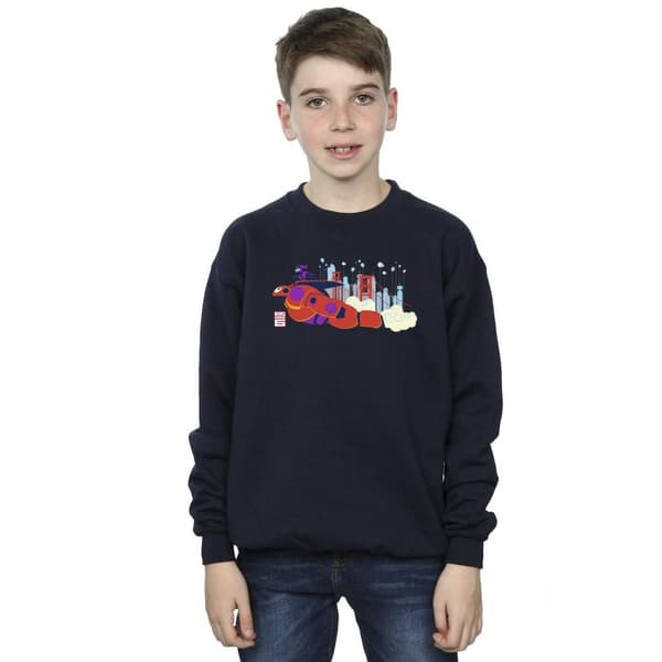 Disney Pojkar Big Hero 6 Baymax Hiro Bridge Sweatshirt