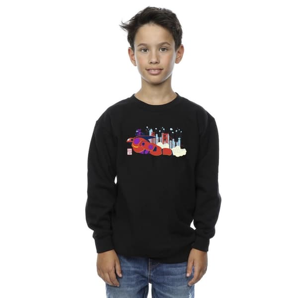 Disney Pojkar Big Hero 6 Baymax Hiro Bridge Sweatshirt