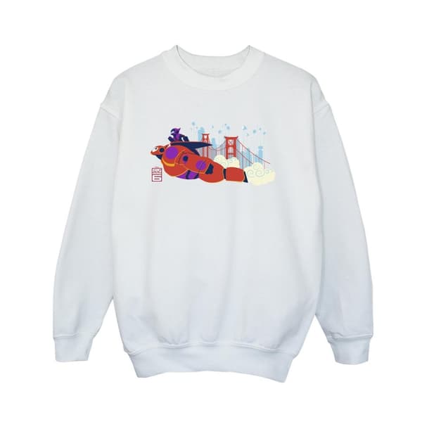 Disney Pojkar Big Hero 6 Baymax Hiro Bridge Sweatshirt