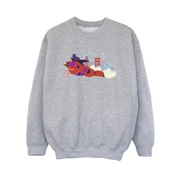 Disney Pojkar Big Hero 6 Baymax Hiro Bridge Sweatshirt