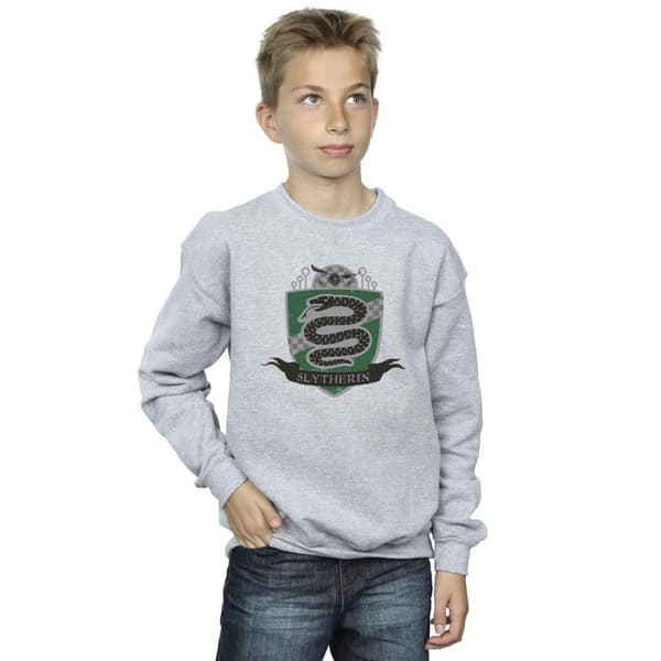 Harry Potter Boys Slytherin Chest Badge Sweatshirt