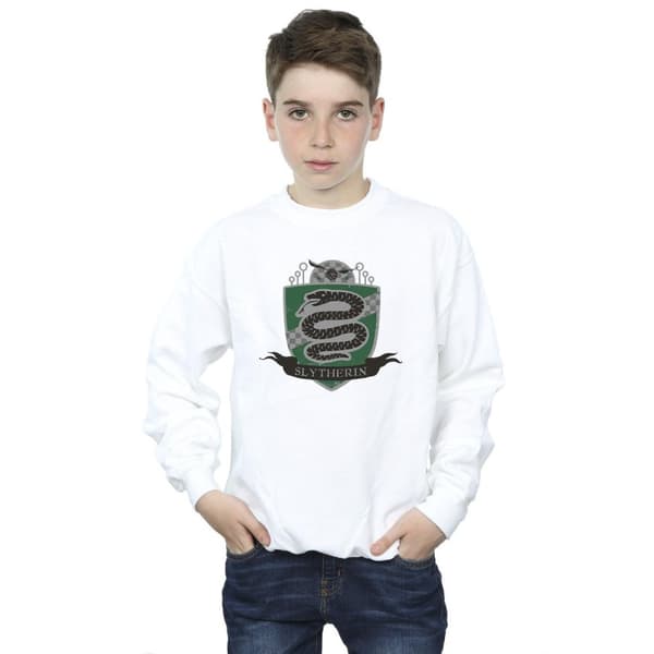 Harry Potter Boys Slytherin Chest Badge Sweatshirt