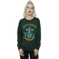 Miniatyrbilde 2 av 3: Harry Potter Womens/Ladies Slytherin Crest Sweatshirt