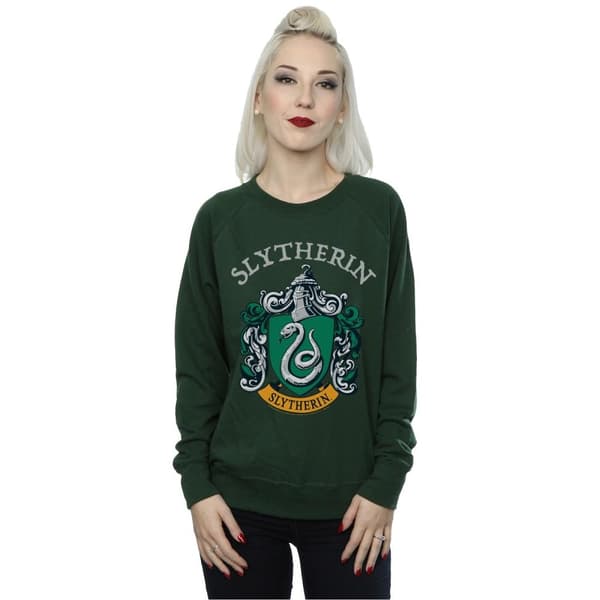 Harry Potter Womens/Ladies Slytherin Crest Sweatshirt