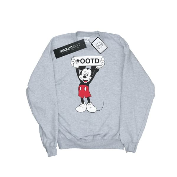 Disney Boys Mickey MouseOutfit Of The Day Sweatshirt Sports Grey 9-11 Years