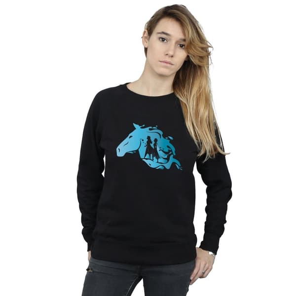 Disney Dam/Tjej Frozen 2 Nokk Silhouette Sweatshirt