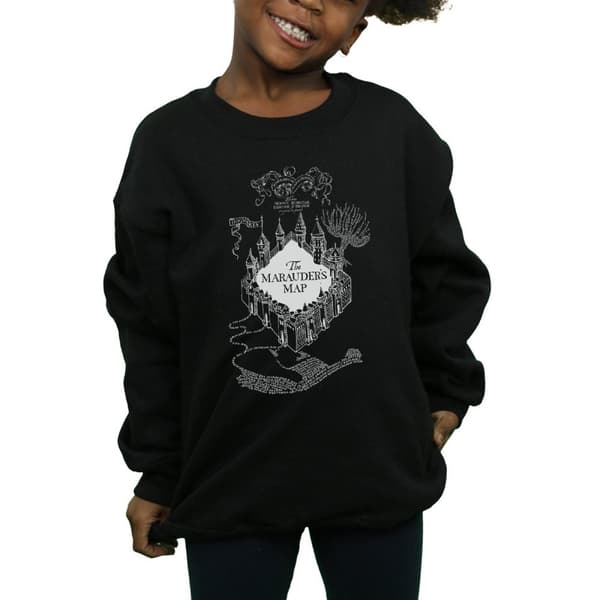 Harry Potter Sweatshirt med Marauderskartan för flickor
