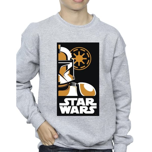 Star Wars Boys Stormtrooper Art Poster Sweatshirt
