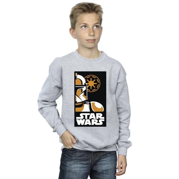 Star Wars Boys Stormtrooper Art Poster Sweatshirt