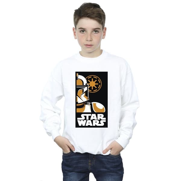 Star Wars Boys Stormtrooper Art Poster Sweatshirt