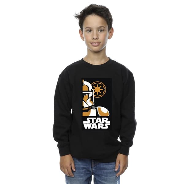 Star Wars Boys Stormtrooper Art Poster Sweatshirt