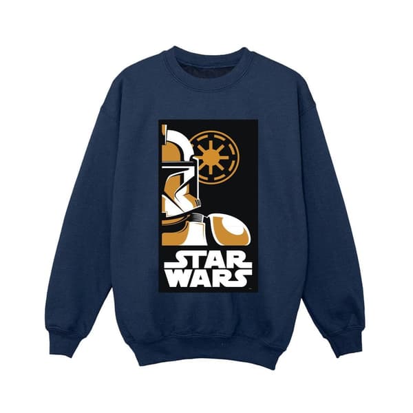 Star Wars Boys Stormtrooper Art Poster Sweatshirt