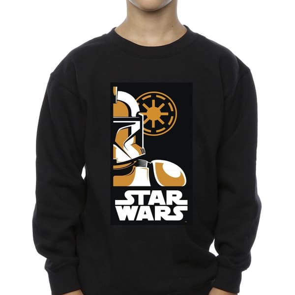 Star Wars Boys Stormtrooper Art Poster Sweatshirt
