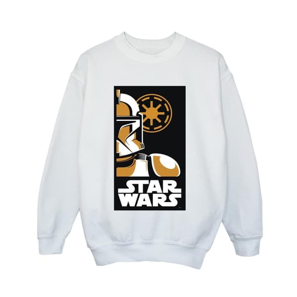 Star Wars Boys Stormtrooper Art Poster Sweatshirt
