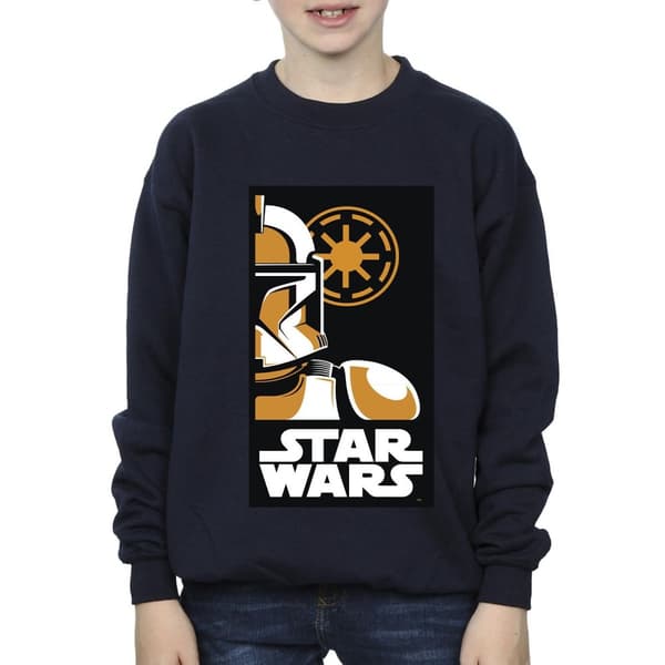 Star Wars Boys Stormtrooper Art Poster Sweatshirt